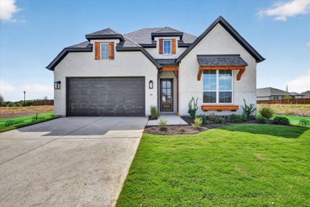 New construction Single-Family house 1609 Buscot Ln, Fort Worth, TX 76052 plan Denton - image