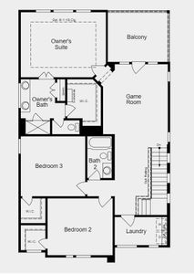 Structural options include: open stair railing, tankless water heater, gas stub out on back patio.