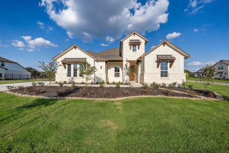 New construction Single-Family house 205 Shady Hill Loop, Liberty Hill, TX 78642 Jefferson- photo 0