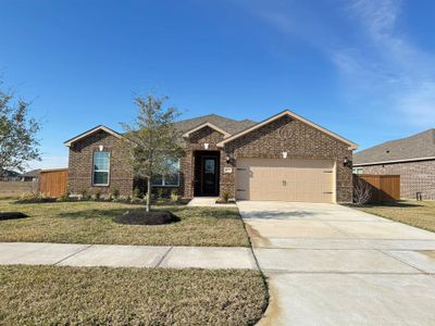 New construction Single-Family house 1923 June Lake Ln, Iowa Colony, TX 77583 Leland - photo 0