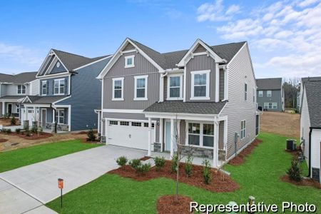 New construction Single-Family house 140 Silver Moon Ln, Clayton, NC 27527 The Lenox- photo 0