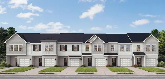 New construction Townhouse house 6856 Holcombe Down Dr, Zephyrhills, FL 33541 plan Leila - image