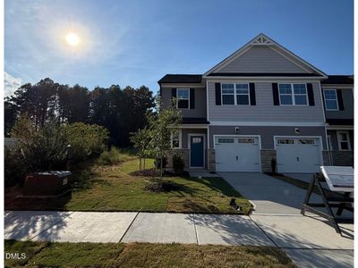 New construction Townhouse house 3831 Well Fleet Dr, Willow Spring, NC 27592 plan The Graham Exterior - image