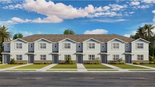 New construction Townhouse house Partin Settlement Rd, Kissimmee, FL 34744 plan Stratford - image