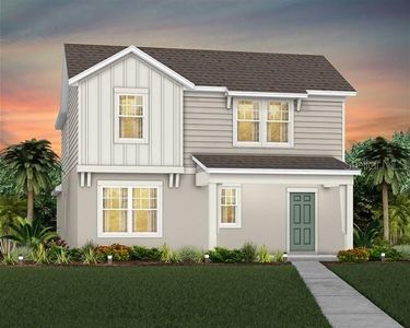 New construction Single-Family house 10382 Evening Horizon St, Orlando, FL 32829 plan Mabel - image