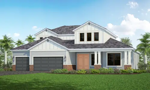 New construction Single-Family house 10012 Canaveral Cir, Sarasota, FL 34241 plan Azure - image
