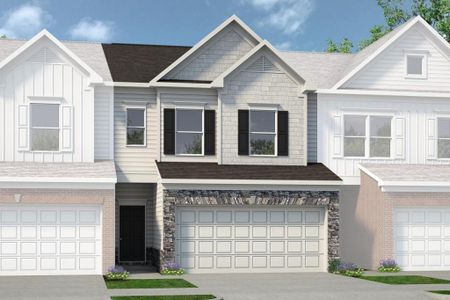 New construction Townhouse house 2655 Ravencliff Drive, Austell, GA 30168 The Maddux II- photo 0