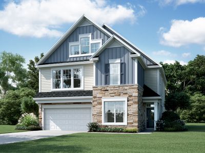 New construction Single-Family house 3218 June Lake Sta, Apex, NC 27502 plan Brittain - Single Family Signature - image