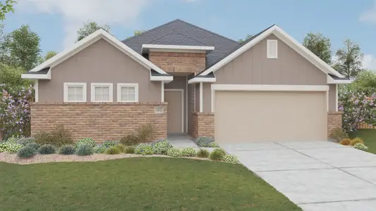 New construction Single-Family house 251 Mustang Bnd, Kyle, TX 78640 plan Blanton - image