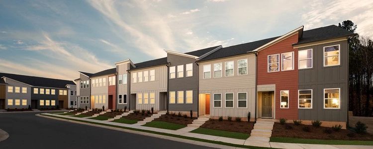 New construction Townhouse house 1575 Driggs Dr Nw, Atlanta, GA 30318 plan Calliope - image