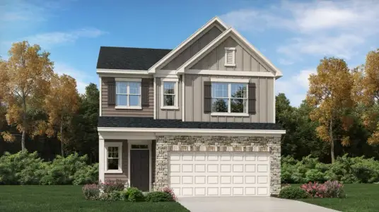 New construction Single-Family house 1109 Yellow Leaf Ln, Durham, NC 27703 plan Davidson - image