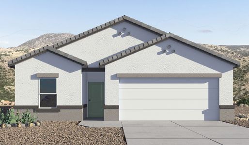 New construction Single-Family house 13464 N Samantha Ln, Marana, AZ 85653 plan Harris - image