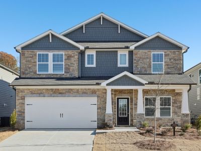 New construction Single-Family house 2424 Martin Spring Bnd, Lawrenceville, GA 30045 plan Johnson - image