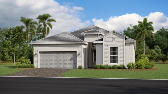 New construction Single-Family house 15296 Green Acres Ave, Punta Gorda, FL 33982 plan Calusa - image
