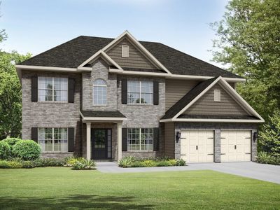 New construction Single-Family house 3260 Lions Ruby Ln, Atlanta, GA 30349 plan The Rochester - image