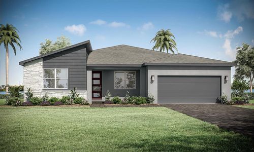 New construction Single-Family house 9635 Sw Indra Wy, Port St. Lucie, FL 34987 plan Citron - image