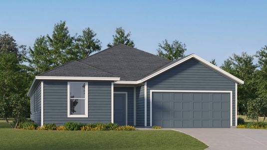 New construction Single-Family house 309 Heavenly Wy, Bertram, TX 78605 plan Hendrix - image
