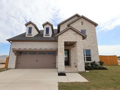 New construction Single-Family house 135 Pinky Varner Ct, Buda, TX 78610 plan Belmont II - Signature II Series - image