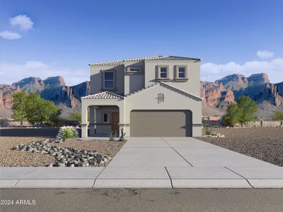 New construction Single-Family house 5169 E Umber Road, San Tan Valley, AZ 85143 Yosemite- photo 0