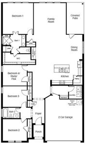 D.R. Horton's Crownpoint floorplan - All Home and community information, including pricing, included features, terms, availability and amenities, are subject to change at any time without notice or obligation. All Drawings, pictures, photographs, video, square footages, floor plans, elevations, features, colors and sizes are approximate for illustration purposes only and will vary from the homes as built.