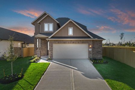 New construction Single-Family house 31993 Retama Ranch Ln, Spring, TX 77385 plan Progreso - image