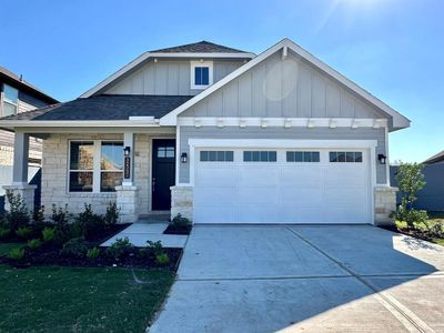 New construction Single-Family house 32331 Comet Darner Wy, Fulshear, TX 77441 The London- photo 0