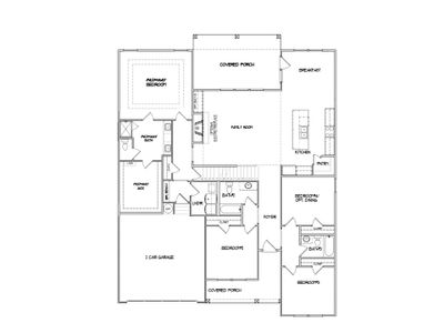 New construction Single-Family house Winder, GA 30680 plan The Rosewood II - image 3