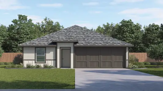 New construction Single-Family house 12113 Horseshoe Field Bnd, Mustang Ridge, TX 78610 plan The Carson - image