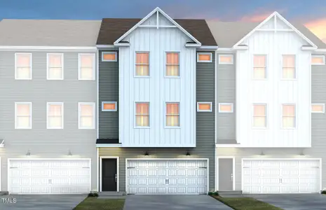 New construction Townhouse house 763 Larkspur Bowl Wy, Apex, NC 27523 null- photo 0