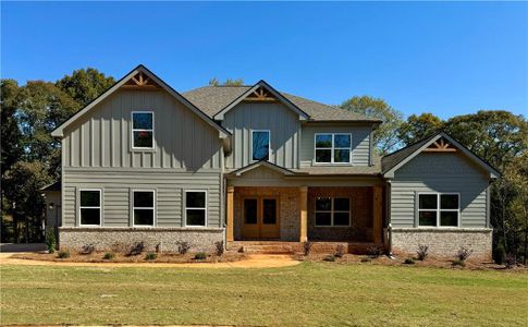 New construction Single-Family house 199 Tennesse Walker Way, Hoschton, GA 30548 Belmont- photo 0