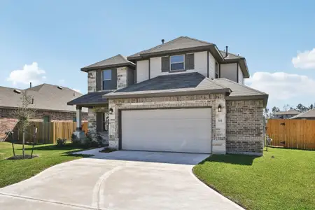 New construction Single-Family house 25468 Honus Wagner Wy, Splendora, TX 77372 plan Polk - image