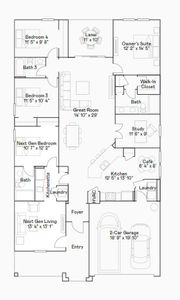 New construction Single-Family house 358 Puma Lp, Groveland, FL 34736 plan Discovery - image