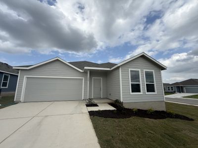 New construction Single-Family house 100 Tall Timbers Trl, Bertram, TX 78605 Joplin- photo 0
