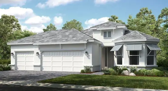 New construction Single-Family house 29912 Rusco Ct, Wesley Chapel, FL 33545 Lazio 3 car- photo 0