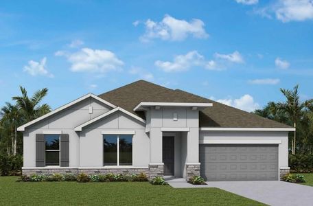 New construction Single-Family house 7787 Ocean Spray Trl, Palmetto, FL 34221 plan The Chadworth - image