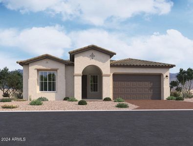 New construction Single-Family house 22697 E Roundup Way, Queen Creek, AZ 85142 Topaz- photo 0