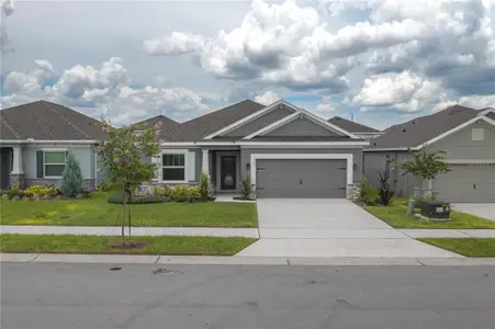 New construction Single-Family house 2551 Mariah Pl, Lake Alfred, FL 33850 Biscayne- photo 0
