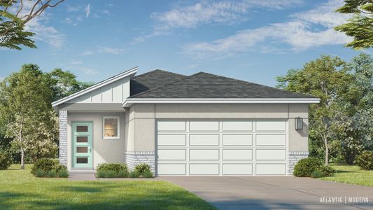 New construction Single-Family house 432 Liberty Bnd, Haines City, FL 33844 plan Atlantic - image