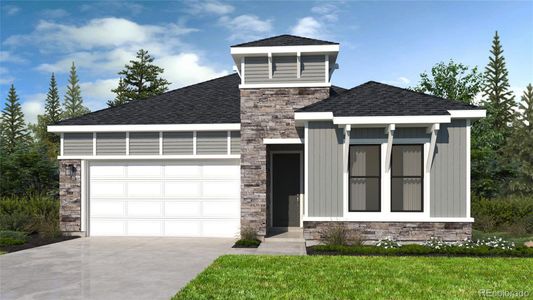 New construction Single-Family house 2165 Grayside Cir, Castle Rock, CO 80109 Crestone- photo 0