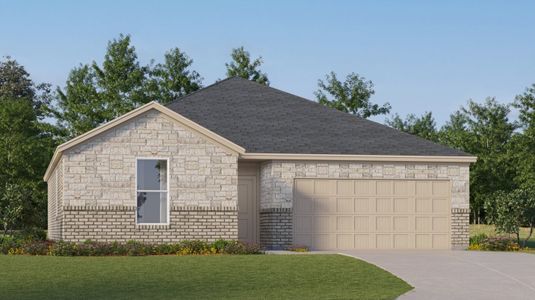 New construction Single-Family house 16623 Rock Sparrow Trail, Hockley, TX 77447 Frey- photo 0