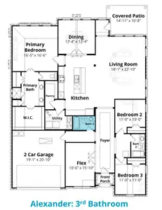 New construction Single-Family house 1410 Fieldstone Dr, Midlothian, TX 76065 plan Alexander - image 3