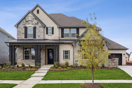 New construction Single-Family house 2238 Village Trl, Lakewood Village, TX 75068 plan The Ranchwood - image