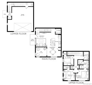 New construction Townhouse house 10544 Helenite Pt, Colorado Springs, CO 80908 - image