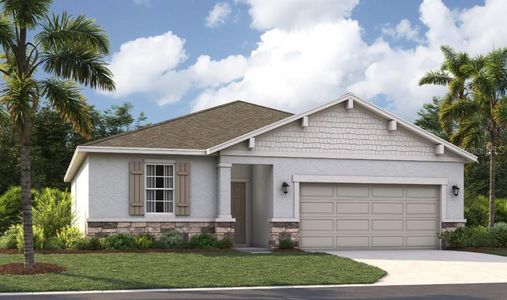 New construction Single-Family house 6710 Winterberry Dr, Lake Hamilton, FL 33851 plan Portland - image