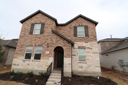 New construction Single-Family house 607 Emory Crossing Blvd, Hutto, TX 78634 Bruckner 2- photo 1 1