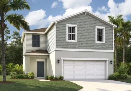 New construction Single-Family house 897 Castleford Ave Ne, Palm Bay, FL 32905 plan Cortez II - image