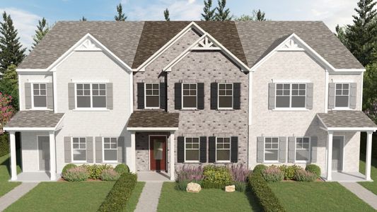 New construction Townhouse house 1500 Solterra Blvd, Mesquite, TX 75181 plan The Norman - image