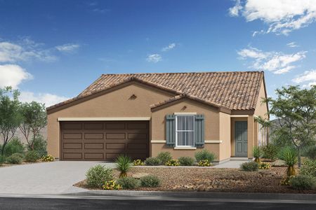 New construction Single-Family house 24526 W Kowalsky Ln, Buckeye, AZ 85326 plan 1573 Modeled - image