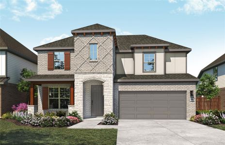 New construction Single-Family house 2600 Wooded Run Trl, Georgetown, TX 78628 plan Rosewood - image