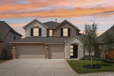 New construction Single-Family house 11607 Stoltzer, San Antonio, TX 78254 The Palomar- photo 0